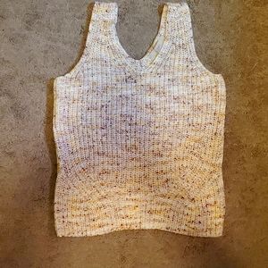Knit sweater tank